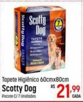 Muffato Tapete Higiênico 60cmx80cm Scotty Dog oferta