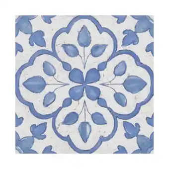 Leroy Merlin Piso interno decorado acetinado port6 azul 20x20cm artens oferta