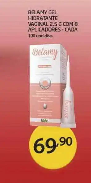 Belamy Gel Hidratante Vaginal 2.5g