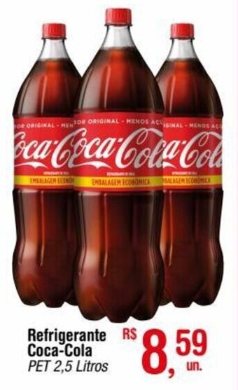 Fort Atacadista Refrigerante Coca Cola 2.5L oferta