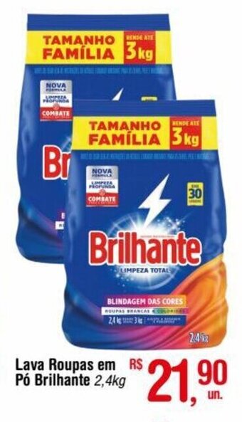 Fort Atacadista Lava roupas em po Brilhante 2.4kg oferta