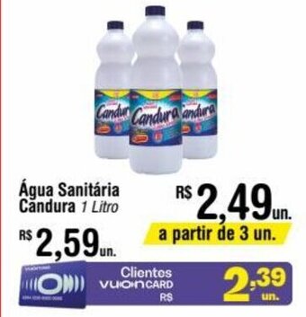 Fort Atacadista Agua Sanitaria Candura 1L oferta