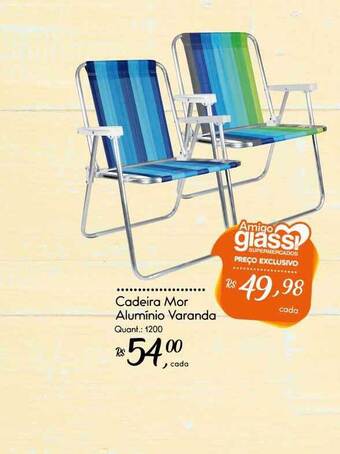 Giassi Supermercados Cadeira Mor Alumínio Varanda oferta