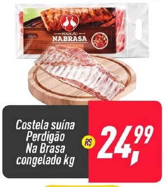 Frangolândia Costela Suina Perdigao Na Brasa congelada 1kg oferta