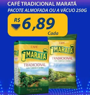 Assaí Atacadista Cafe Tradicional Marata 250g oferta