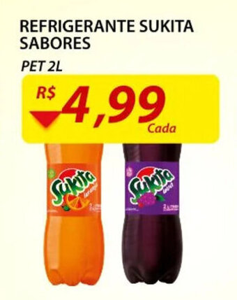 Assaí Atacadista Refrigerante Sukita sabores 2L oferta