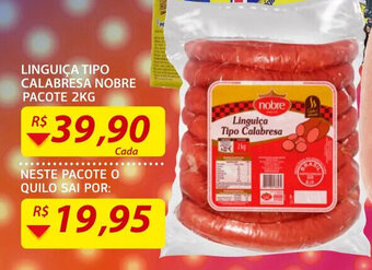 Assaí Atacadista Linguica Tipo calabresa Nobre 2kg oferta