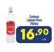 Arena Atacado Cachaca Cabare Prata 700ml oferta