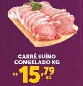 Atacadão Centro Sul Carre Suino congelado 1kg oferta