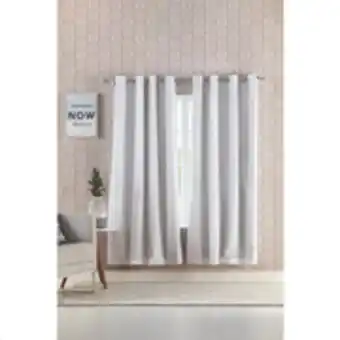 Cortina corta luz pvc 2,40 x 1,60m branca - la viere 