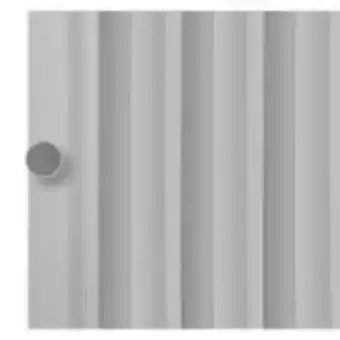 Porta sanfonada de pvc 80cm x 210cm cinza - araforros 