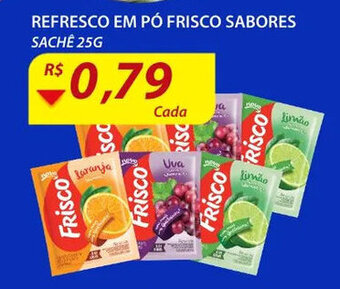 Assaí Atacadista Refresco em po Frisco Sabores 25g oferta