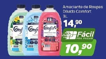 Arena Atacado Amaciante de Roupas Diluido Comfort 3L oferta