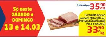 Contrafilé Bovino Exceto Maturatta Ou Montana Steakhouse 1kg