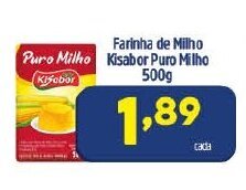 Arena Atacado Farinha de Milho Kisabor Puro Milho 500g oferta