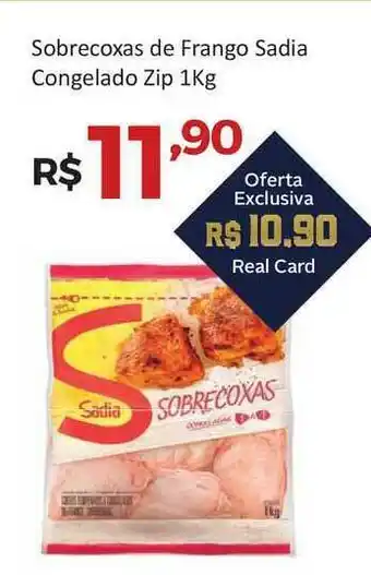 Villarreal Supermercados Sobrecoxas De Frango Sadia Congelado Zip 1kg oferta