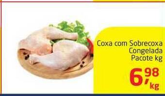 Coxa Com Sobrecoxa Congelada Pacote 1kg