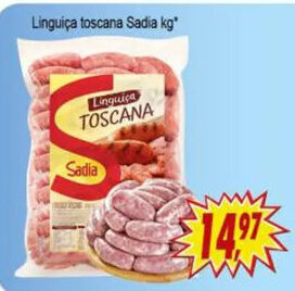 Linguica Toscana Sadia 1kg