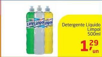 Tenda Atacado Detergente Líquido Limpol 500ml oferta