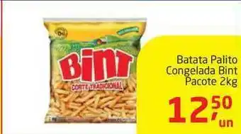 Tenda Atacado Batata Palito Congelada Bint 2kg oferta