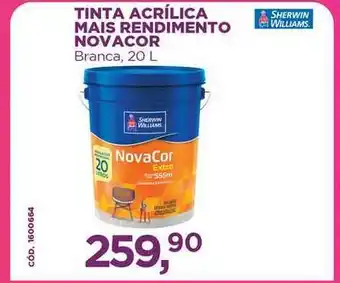 Telhanorte Tinta Acrílica Mais Rendimento Novacor 20L oferta