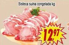 Kaçula Supermercados Bisteca Suina Congelada 1kg oferta