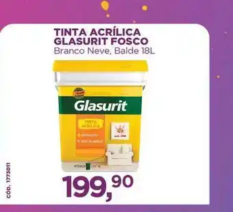 Telhanorte Tinta Acrílica Glasurit Fosco 18L oferta