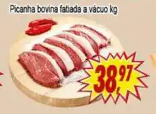 Picanha Bovina Fatiada a vacuo 1kg