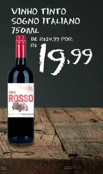 Supermercados Baklizi Vinho Tinto Sogno Italiano 750ml oferta