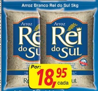 Supermercados Guanabara Arroz Branco Rei do Sul 5kg oferta