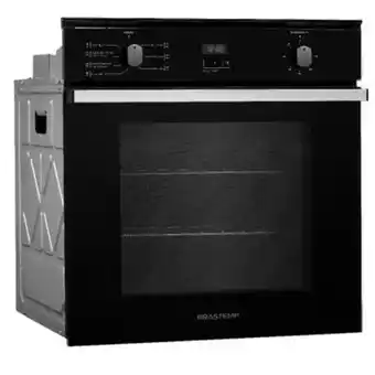 Forno de embutir elétrico brastemp 84 litros preto com convecção e timer touch - boc84ae