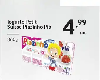Zaffari Iogurte Petit Suisse Piazinho Piá 360g oferta