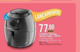 Berlanda Fritadeira electrolux airfryer family oferta