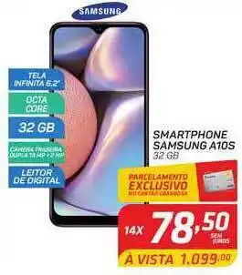 GBarbosa Smartphone Samsung A10s 32GB oferta