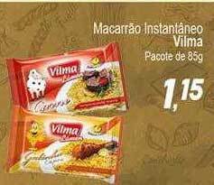 Villefort Atacadista Macarrão instantâneo vilma oferta
