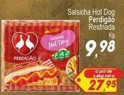 Villefort Atacadista Salsicha hot dog perdigão resfriada oferta