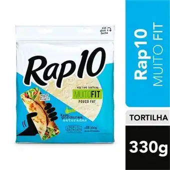 Pão tortilha fit rap10 297g