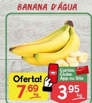Supermercados Princesa Banana d´água oferta