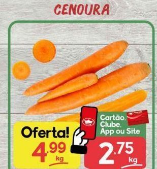 Supermercados Princesa Cenoura kg oferta