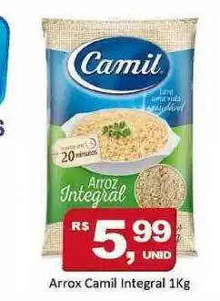 Rede Krill Arroz Camil Integral 1kg oferta