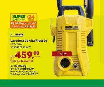 Lavadora De Alta Pressão Karcher