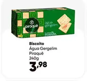Zaffari Biscoito água gergelim piraquê oferta