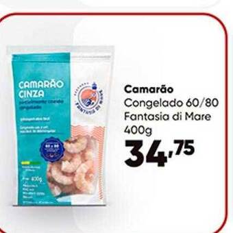 Camarão congelado 60-80 fantasia di mare