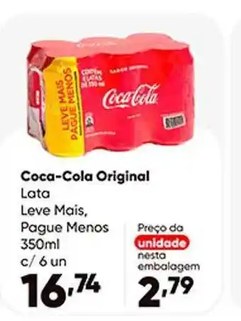 Zaffari Coca-cola original lata mais menos oferta