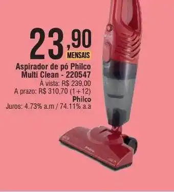 Berlanda Aspirador de pó philco multi clean oferta