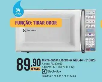 Berlanda Micro-ondas electrolux me044 oferta