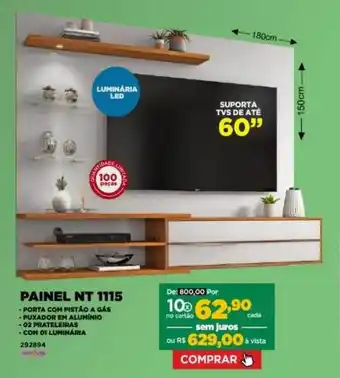Móveis Simonetti Painel nt 1115 oferta