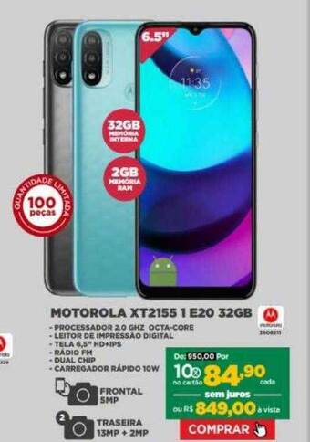 Móveis Simonetti Motorola xt2155 1 e20 32gb oferta