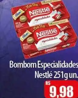 Proença Supermercados Bombom especialidades nestlé oferta