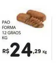 Supermercado Vitorino Pao forma 12 graos oferta